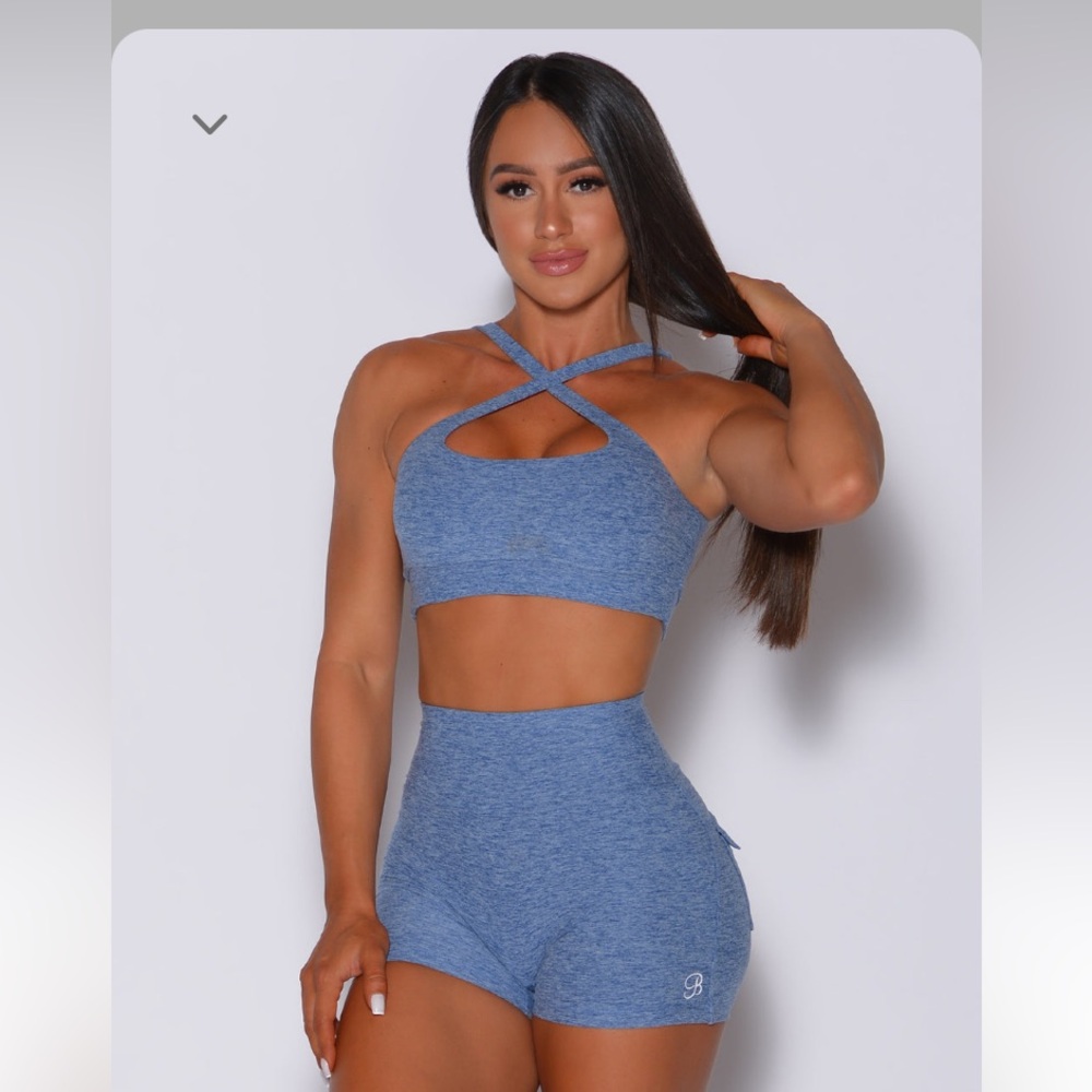 Bombshell Sportswear Set Pop Pocket Shorts/Bra
